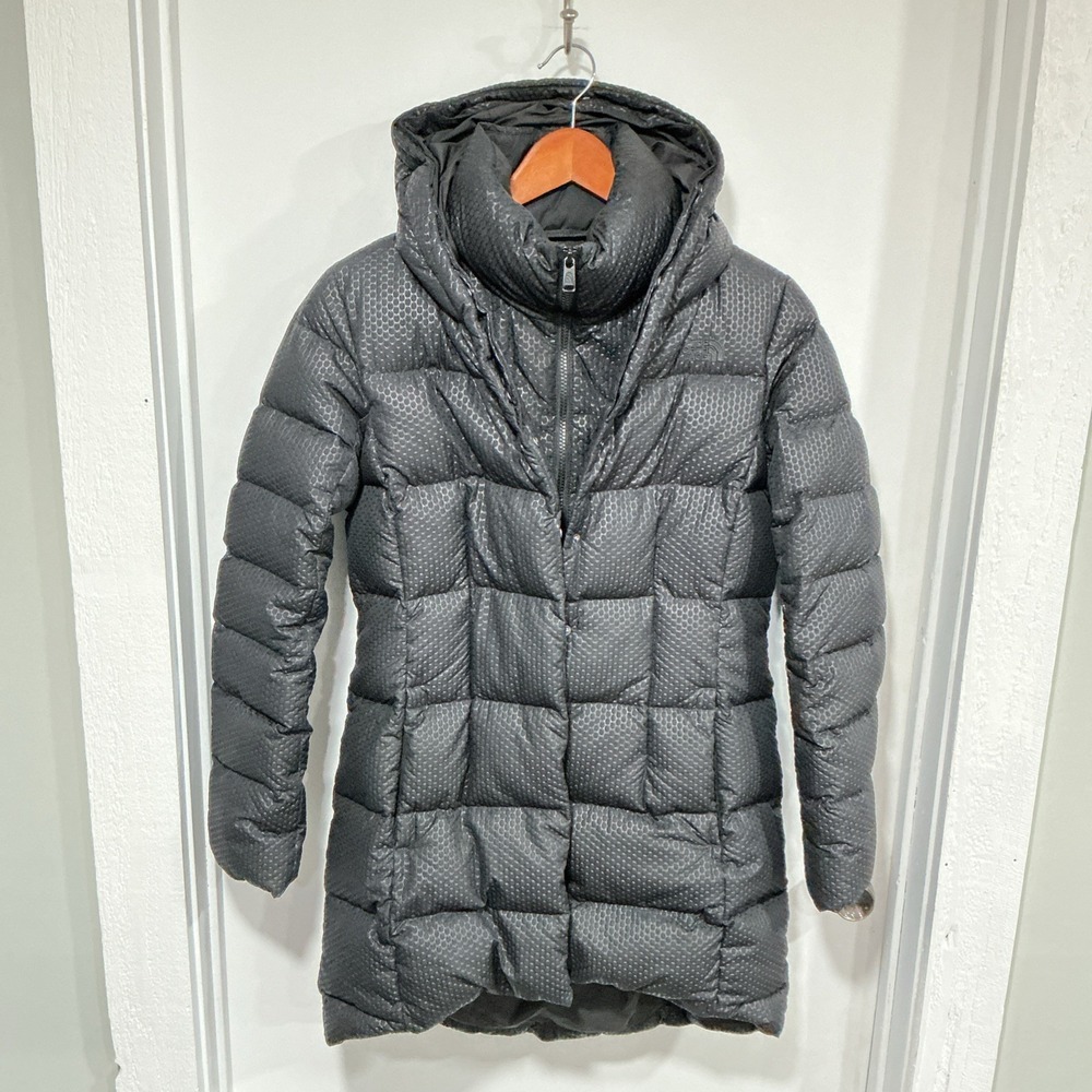 The North Face 550 Down Hey Mama Parkina Winter Coat, NF0A3JOD, Small, Black